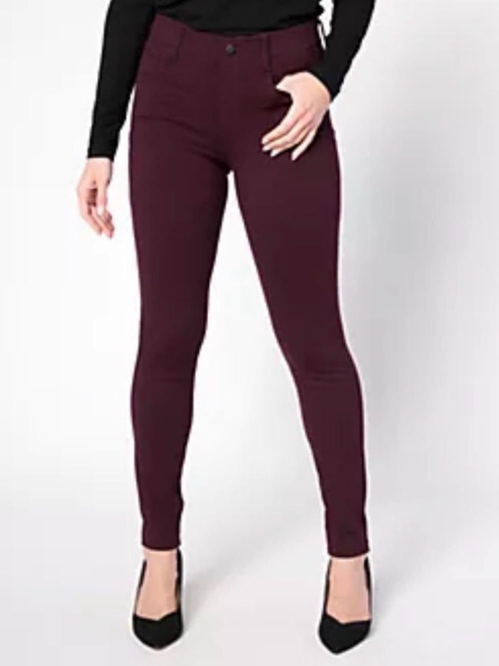 Liverpool Dark Purple Skinny Pants